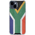 South Africa Flag Distressed iPhone 15 Clear Case